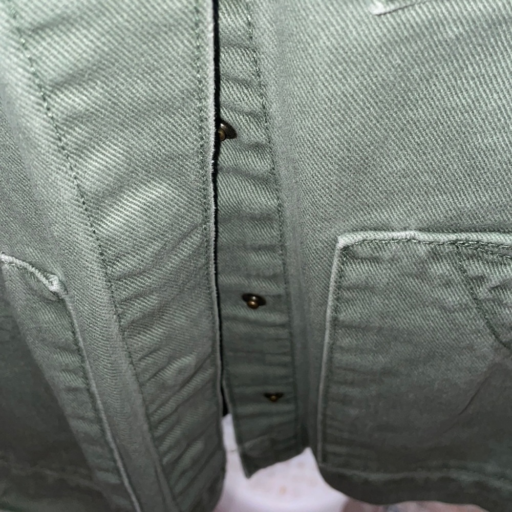 Universal Thread Jean Green Jacket Small - Picture 3 of 4